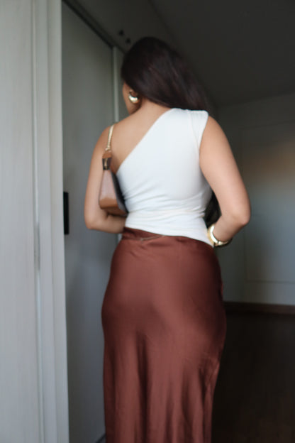 Vanilla One Shoulder Top