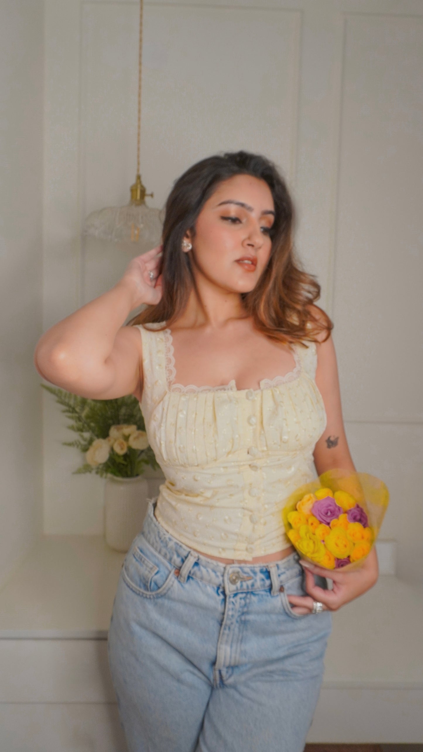 Vintage Honeycomb Top