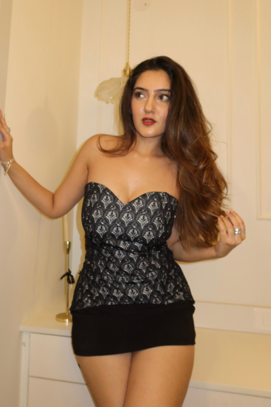 Luna Lace  Peplum Corset